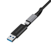 Simplecom CA132 USB-A Male to USB-C Female Adapter USB 3.2 Gen 2 Data & Charging Double-Side 10Gbps V28-CA132