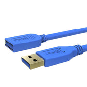 Simplcom CA315 1.5M 4FT USB 3.0 SuperSpeed Extension Cable Insulation Protected Gold Plated V28-CA315