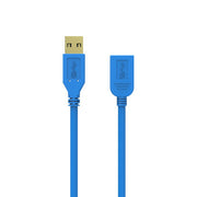 Simplcom CA315 1.5M 4FT USB 3.0 SuperSpeed Extension Cable Insulation Protected Gold Plated V28-CA315