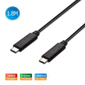 Simplecom CA519 USB-C to USB-C Cable USB 3.2 Gen1 5A 100W PD 4K@60Hz 1.8M V28-CA519