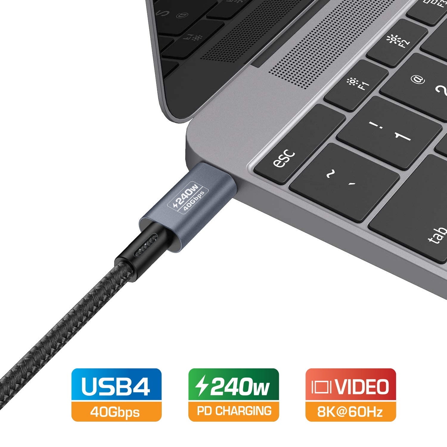 Simplecom CA612 USB-C to USB-C Cable USB4 40Gbps 5A 240W PD3.1 8K@60Hz 1.2M V28-CA612
