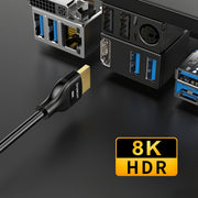 Simplecom CAH520 Ultra High Speed HDMI 2.1 Cable 48Gbps 8K@60Hz Slim Flexible 2M V28-CAH520