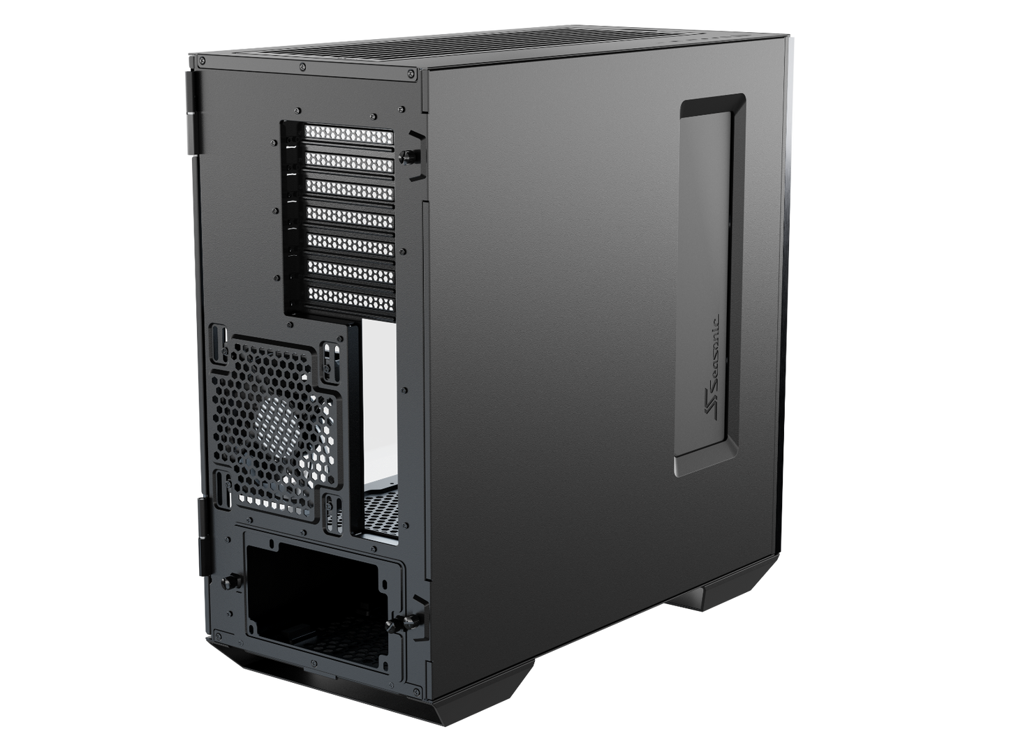 Seasonic Syncro Q704 Aluminum Case with Syncro DPC-850 850W 80 Plus Platinum PSU &amp; Connect Module RED DOT V28-CASSEAQ704DPC8501