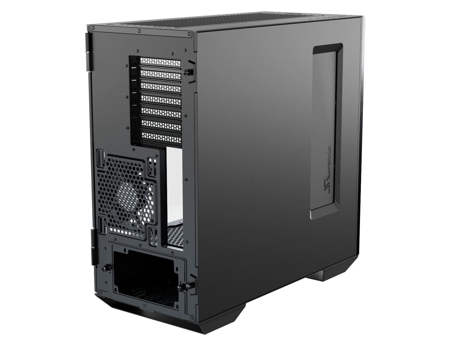 Seasonic Syncro Q704 Aluminum Case with Syncro DPC-850 850W 80 Plus Platinum PSU &amp; Connect Module RED DOT V28-CASSEAQ704DPC8501