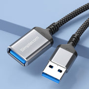 Simplecom CAU320 USB 3.0 Extension Cable USB-A Male to USB-A Female Nylon Braided 2.0M V28-CAU320