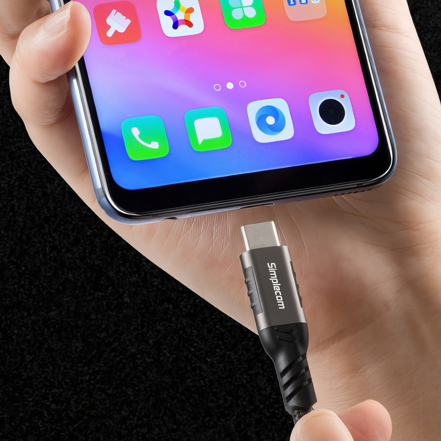 Simplecom CAU510 USB-A to USB-C Data and Charging Cable USB 3.2 Gen2 10Gbps 1M V28-CAU510