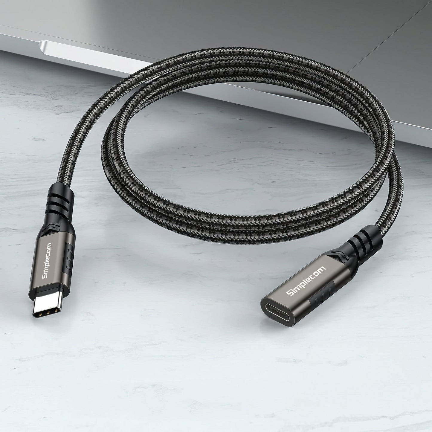 Simplecom CAU610 USB-C Male to Female Extension Cable USB 3.2 Gen2 PD 100W 20Gbps 1M V28-CAU610