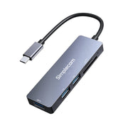 Simplecom CH255 USB-C 5-in-1 Multiport Adapter 3-Port USB-A Hub with SD MicroSD Card Reader V28-CH255