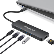 Simplecom CH545 USB-C 5-in-1 Multiport Adapter Docking Station with 3-Port USB 3.0 Hub PD HDMI V28-CH545