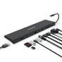 Simplecom CHN622 USB-C 12-in-1 Multiport Docking Station Laptop Stand Dual HDMI + VGA Triple Display Gigabit V28-CHN622