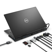 Simplecom CHN622 USB-C 12-in-1 Multiport Docking Station Laptop Stand Dual HDMI + VGA Triple Display Gigabit V28-CHN622