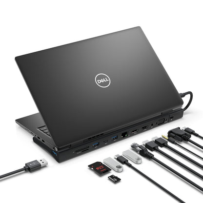 Simplecom CHN622 USB-C 12-in-1 Multiport Docking Station Laptop Stand Dual HDMI + VGA Triple Display Gigabit V28-CHN622