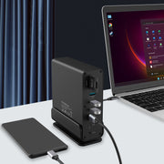 Simplecom CHT815 15-in-1 USB-C 4K Triple Display MST Docking Station with Dual HDMI DP V28-CHT815