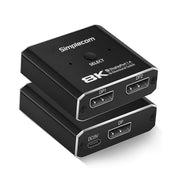 Simplecom CM202 Bi-Directional 2 Way DisplayPort Switch Selector DP 1.4 8K V28-CM202