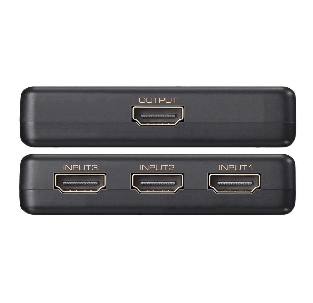 Simplecom CM303 Ultra HD 3 Way HDMI Switch 3 IN 1 OUT Splitter 4K@60Hz V28-CM303