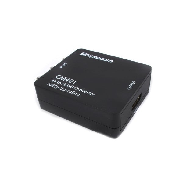 Simplecom CM401 Composite AV CVBS 3RCA to HDMI Video Converter 1080p Upscaling V28-CM401