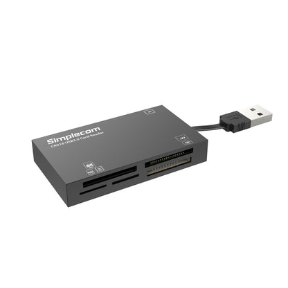 Simplecom CR216 USB 2.0 All in One Memory Card Reader 6 Slot for MS M2 CF XD Micro SD HC SDXC Black V28-CR216-BK