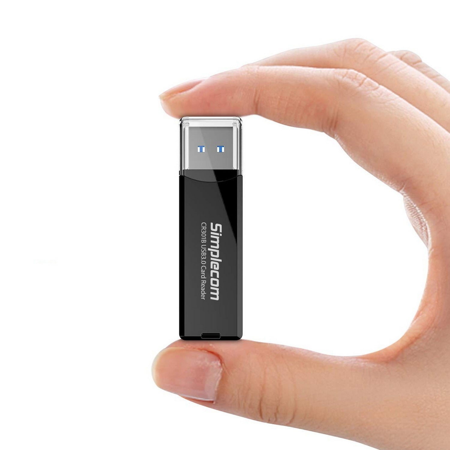 Simplecom CR301B 2 Slot SuperSpeed USB 3.0 Card Reader V28-CR301B
