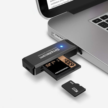 Simplecom CR301B 2 Slot SuperSpeed USB 3.0 Card Reader V28-CR301B