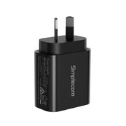 Simplecom CU220 Dual Port PD 20W Fast Wall Charger USB-C + USB-A for Phone Tablet V28-CU220