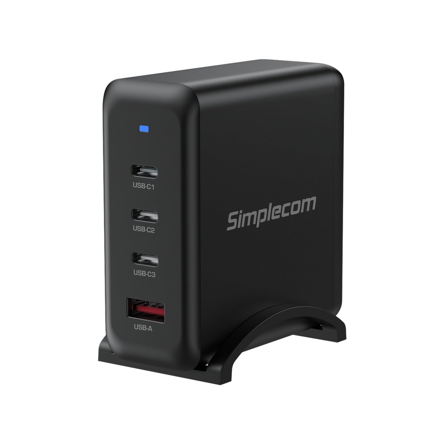 Simplecom CU400 4-Port PD 100W GaN Fast Charger 3xUSB-C + USB-A for Phone Tablet Laptop V28-CU400