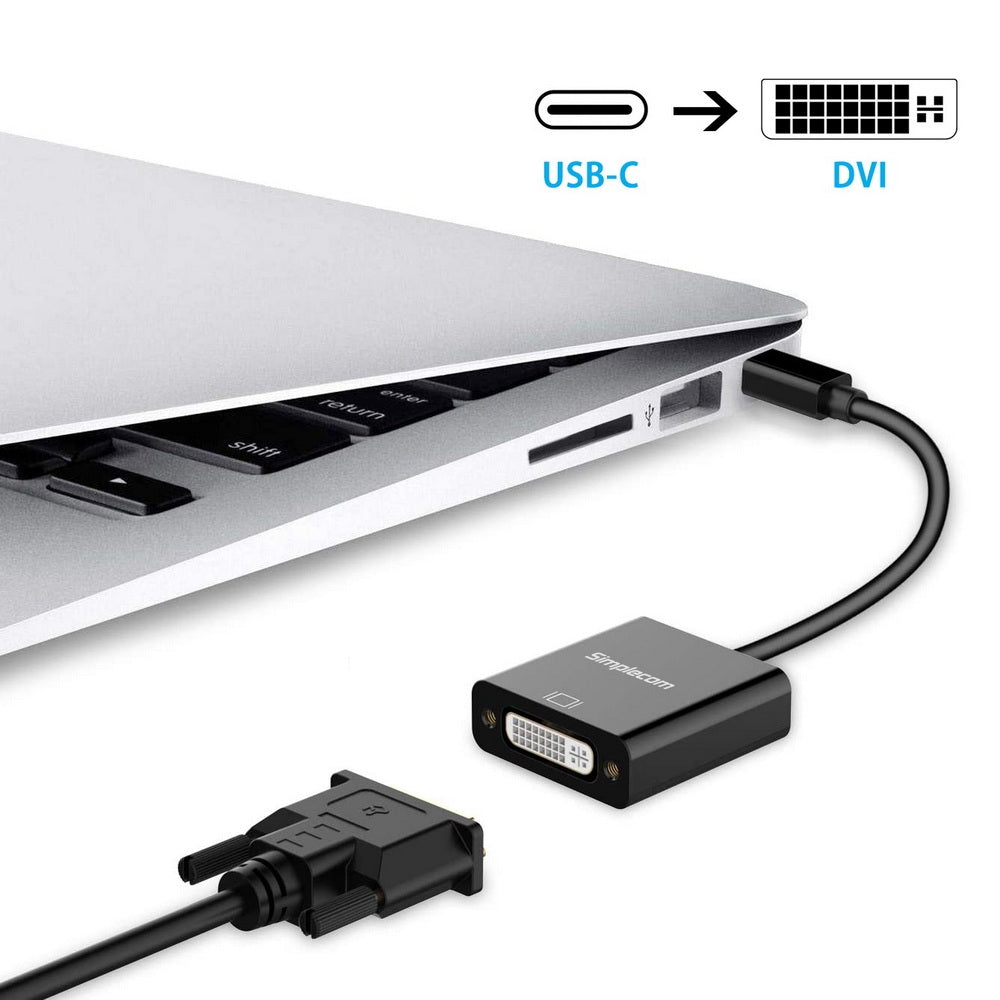 Simplecom DA103 USB-C to DVI Adapter Full HD 1080p V28-DA103