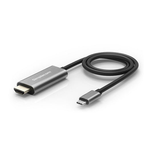 Simplecom DA321 USB-C Type C to HDMI Cable 1.8M (6ft) 4K@30Hz V28-DA321