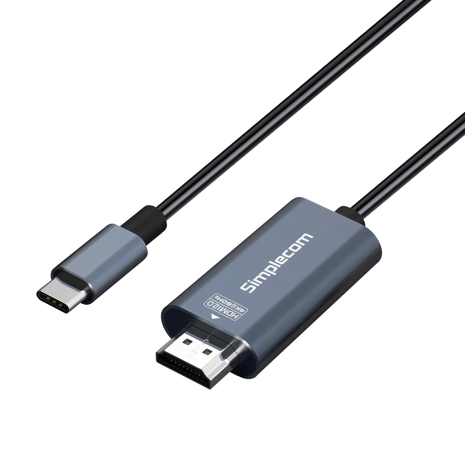 Simplecom DA322 USB-C Type-C to HDMI 2.0 Cable 2M HDCP 4K@60Hz V28-DA322