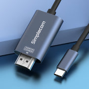 Simplecom DA322 USB-C Type-C to HDMI 2.0 Cable 2M HDCP 4K@60Hz V28-DA322