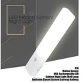 EL608 Rechargeable Infrared Motion Sensor Wall LED Night Light Torch (Warm White) V28-EL608-3K