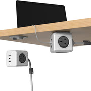 Allocacoc PowerCube Extended 4 Outlets 2 USB-A + 1 USB-C PD 20W with Surge 1.5M Grey (11407-AUEUAC) V28-ELEALL11407GY