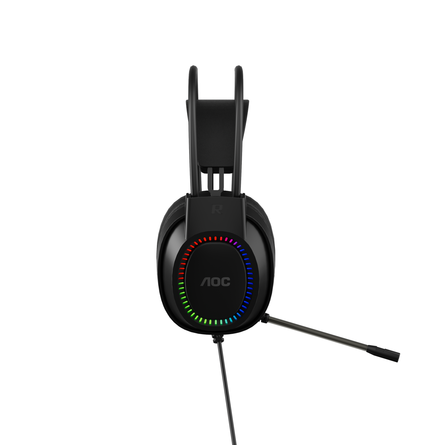 AOC ACG2500BK Wired RGB USB Gaming Stereo Headset 2M Cable Black V28-ELEAOCACG2500BK