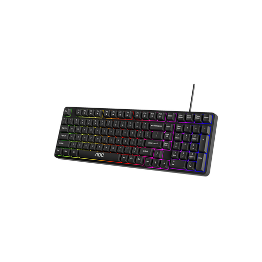 AOC GK116B/97 Wired RGB Gaming Keyboard 120-key V28-ELEAOCGK116B97
