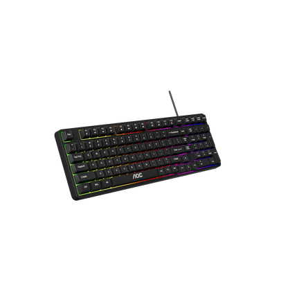 AOC GK116B/97 Wired RGB Gaming Keyboard 120-key V28-ELEAOCGK116B97