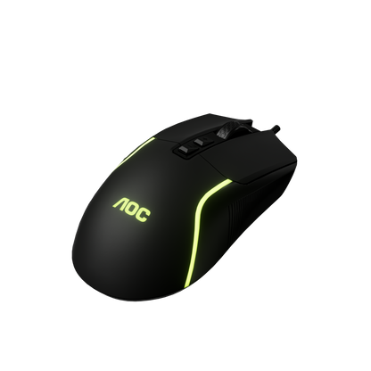 AOC GM170 Wired RGB Gaming Mouse 7-Key V28-ELEAOCGM170