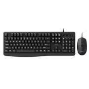 AOC KM170B/97 Wired Home & Office Keyboard + Mouse Combo 1.5M cables Black V28-ELEAOCKM170B97