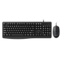 AOC KM170B/97 Wired Home & Office Keyboard + Mouse Combo 1.5M cables Black V28-ELEAOCKM170B97