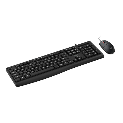 AOC KM170B/97 Wired Home & Office Keyboard + Mouse Combo 1.5M cables Black V28-ELEAOCKM170B97