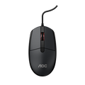 AOC MS130B/LA Wired Office Mouse USB Optical 3-Button Black V28-ELEAOCMS130BLA