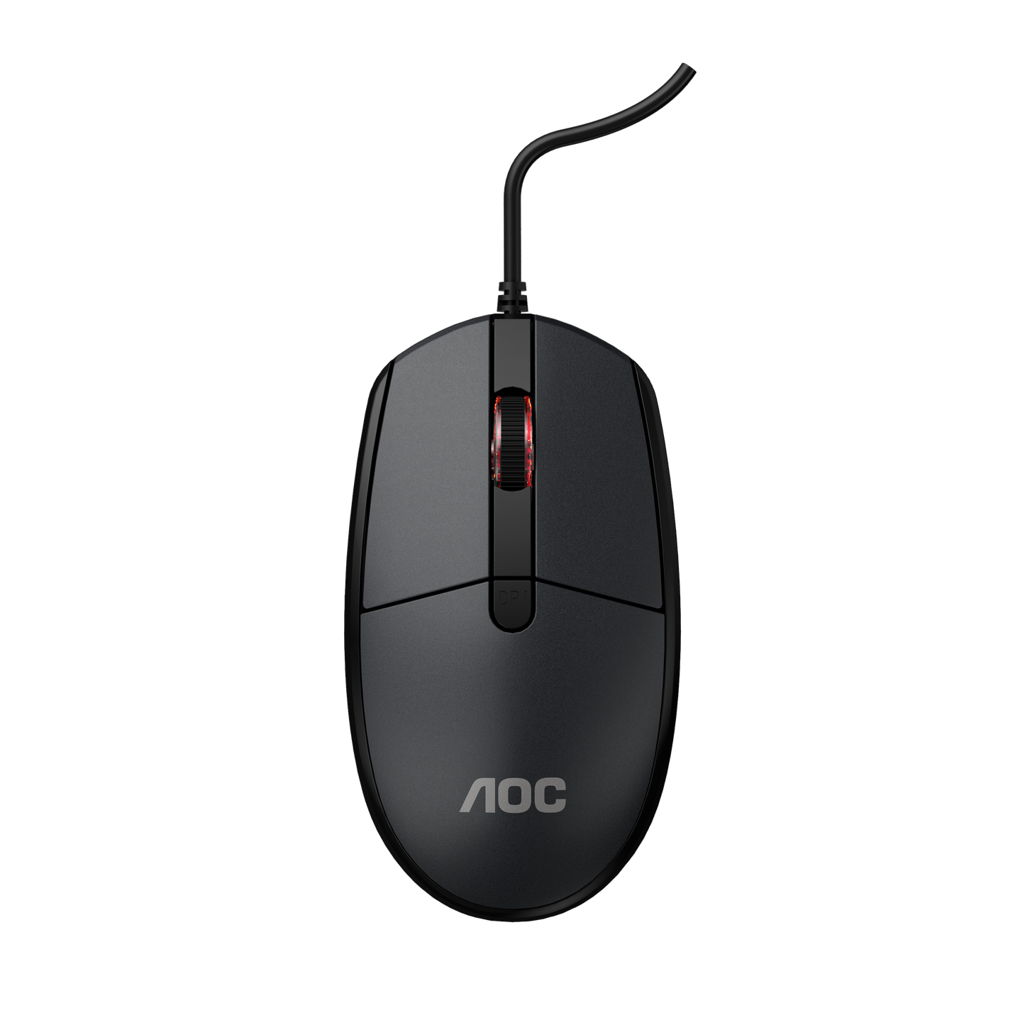 AOC MS130B/LA Wired Office Mouse USB Optical 3-Button Black V28-ELEAOCMS130BLA