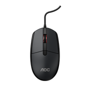 AOC MS130B/LA Wired Office Mouse USB Optical 3-Button Black V28-ELEAOCMS130BLA