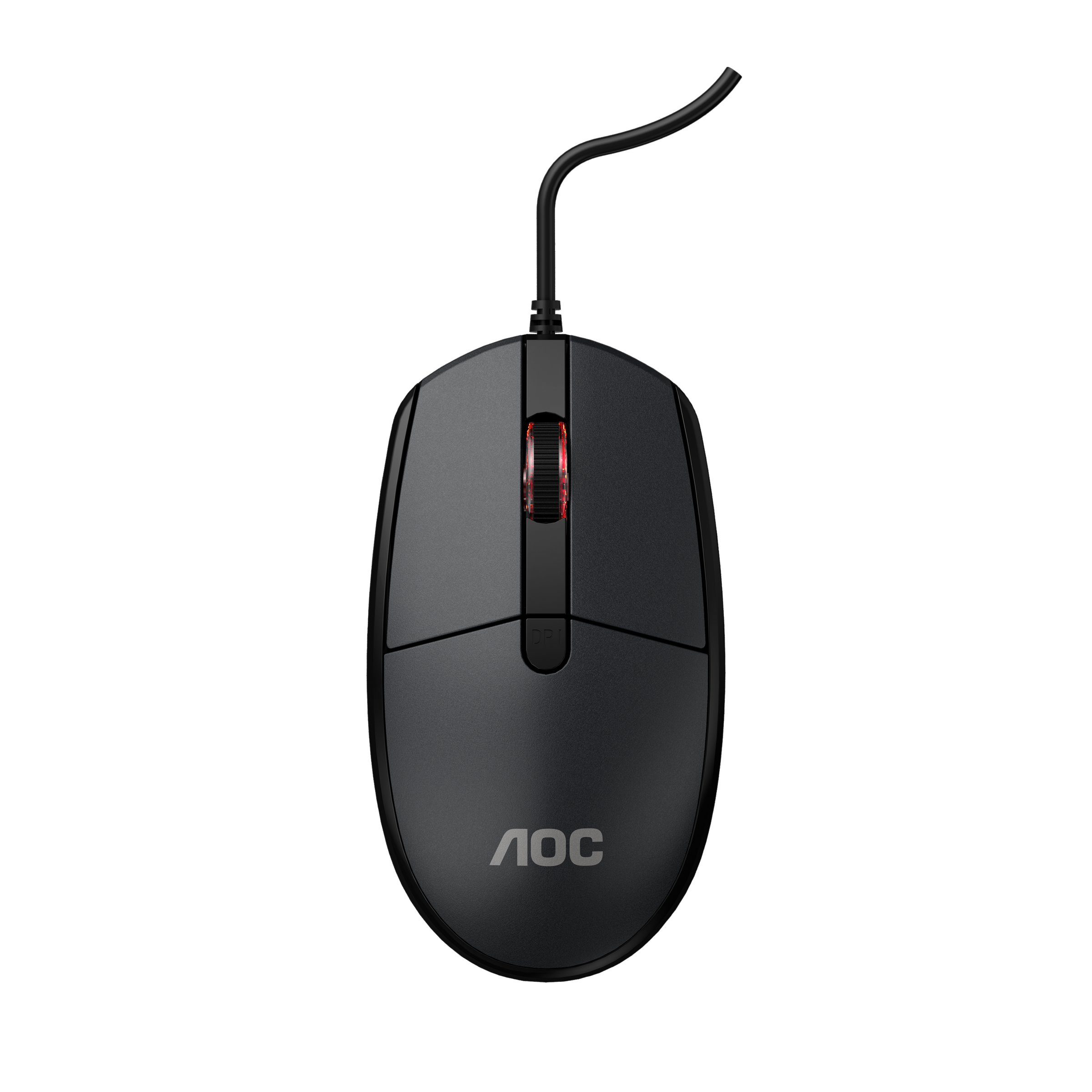 AOC MS130B/LA Wired Office Mouse USB Optical 3-Button Black V28-ELEAOCMS130BLA
