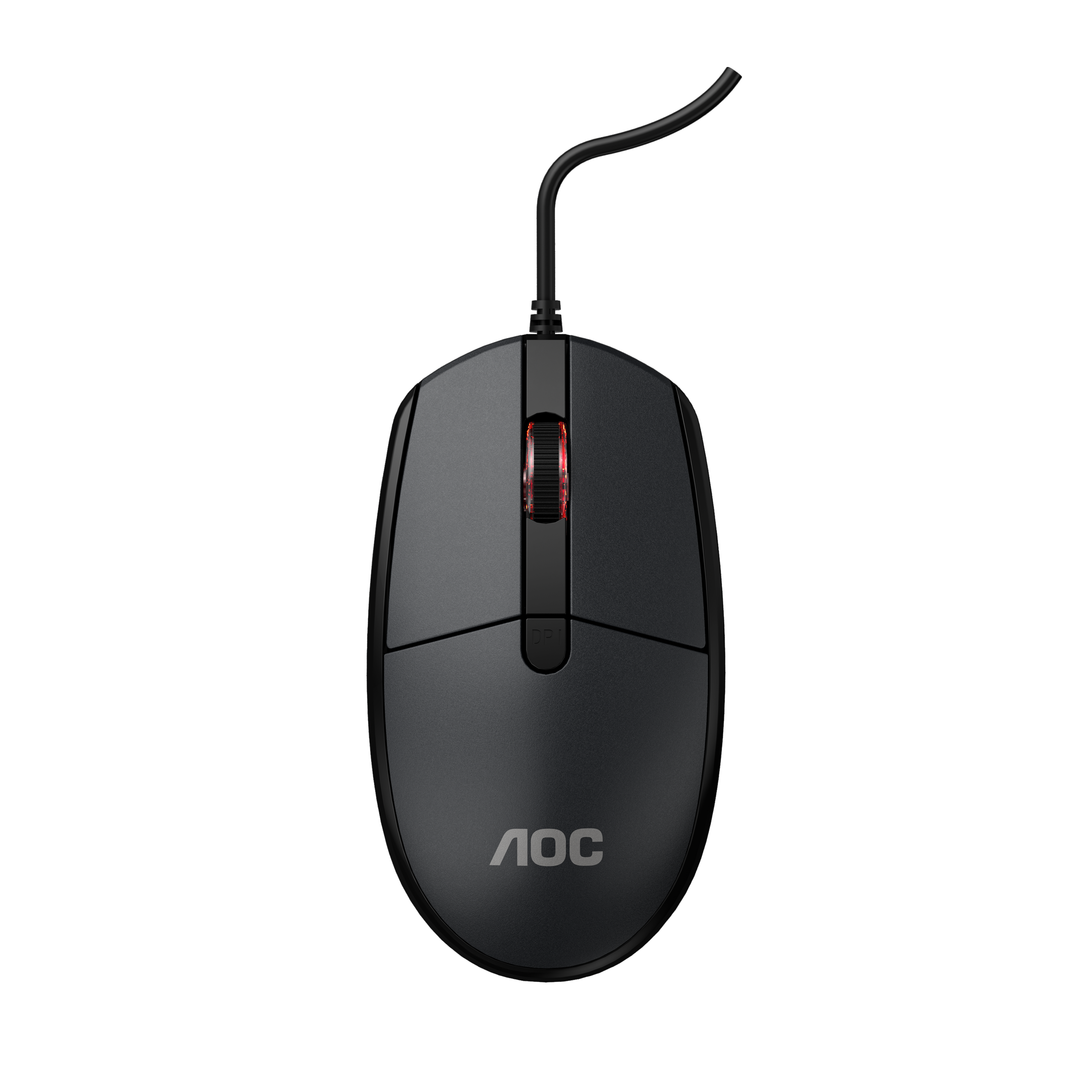 AOC MS130B/LA Wired Office Mouse USB Optical 3-Button Black V28-ELEAOCMS130BLA