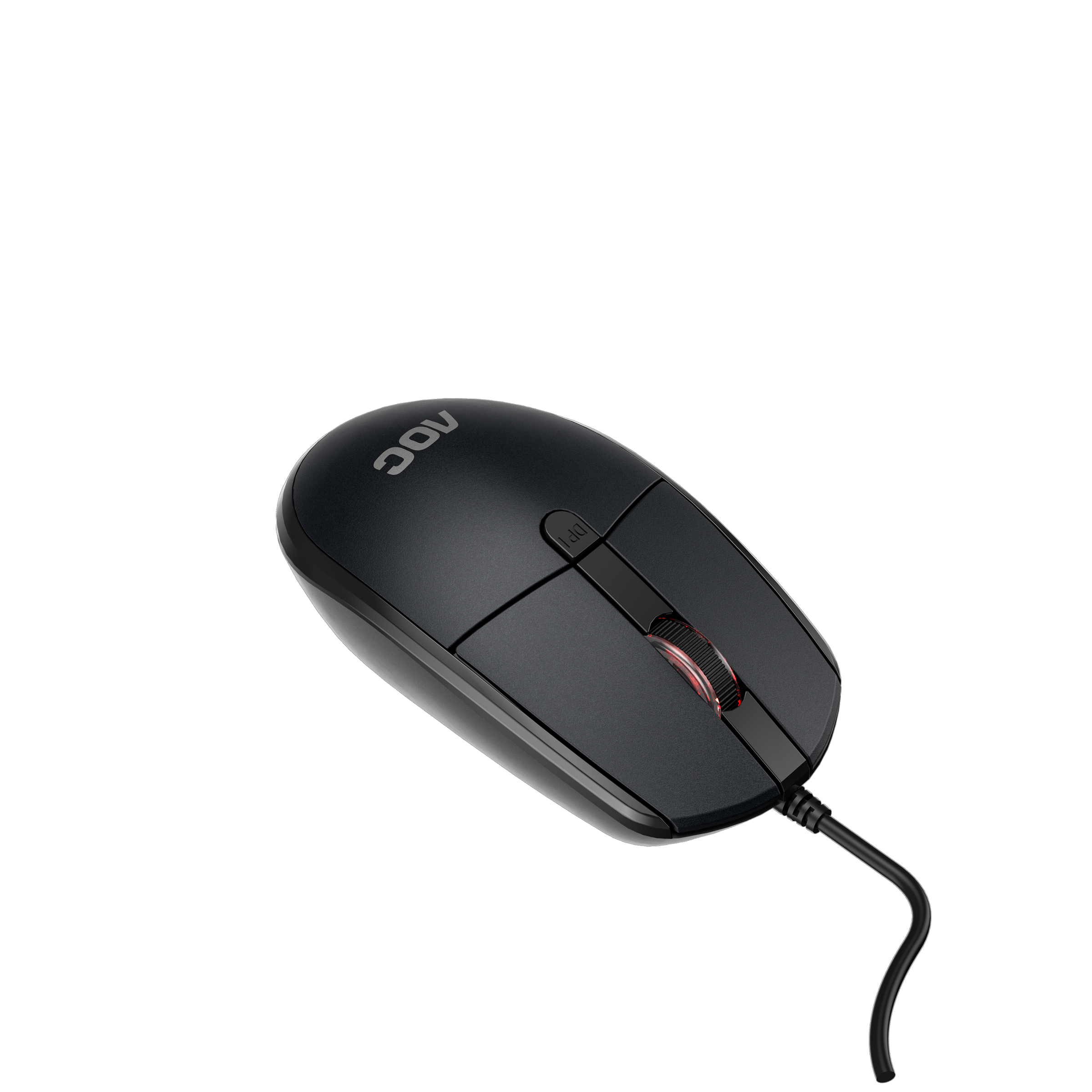 AOC MS130B/LA Wired Office Mouse USB Optical 3-Button Black V28-ELEAOCMS130BLA