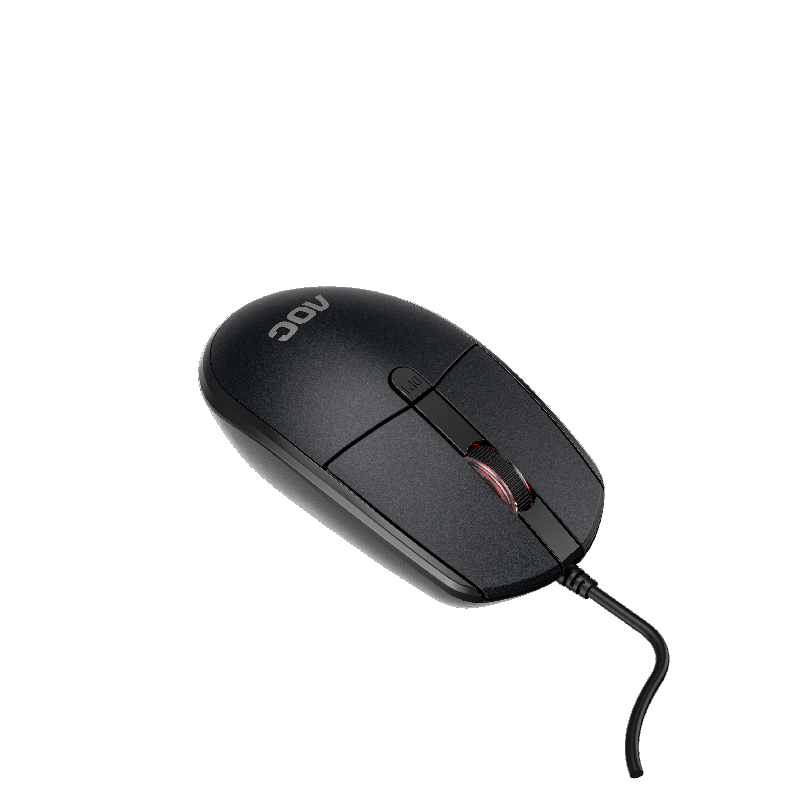 AOC MS130B/LA Wired Office Mouse USB Optical 3-Button Black V28-ELEAOCMS130BLA