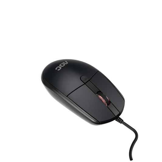 AOC MS130B/LA Wired Office Mouse USB Optical 3-Button Black V28-ELEAOCMS130BLA
