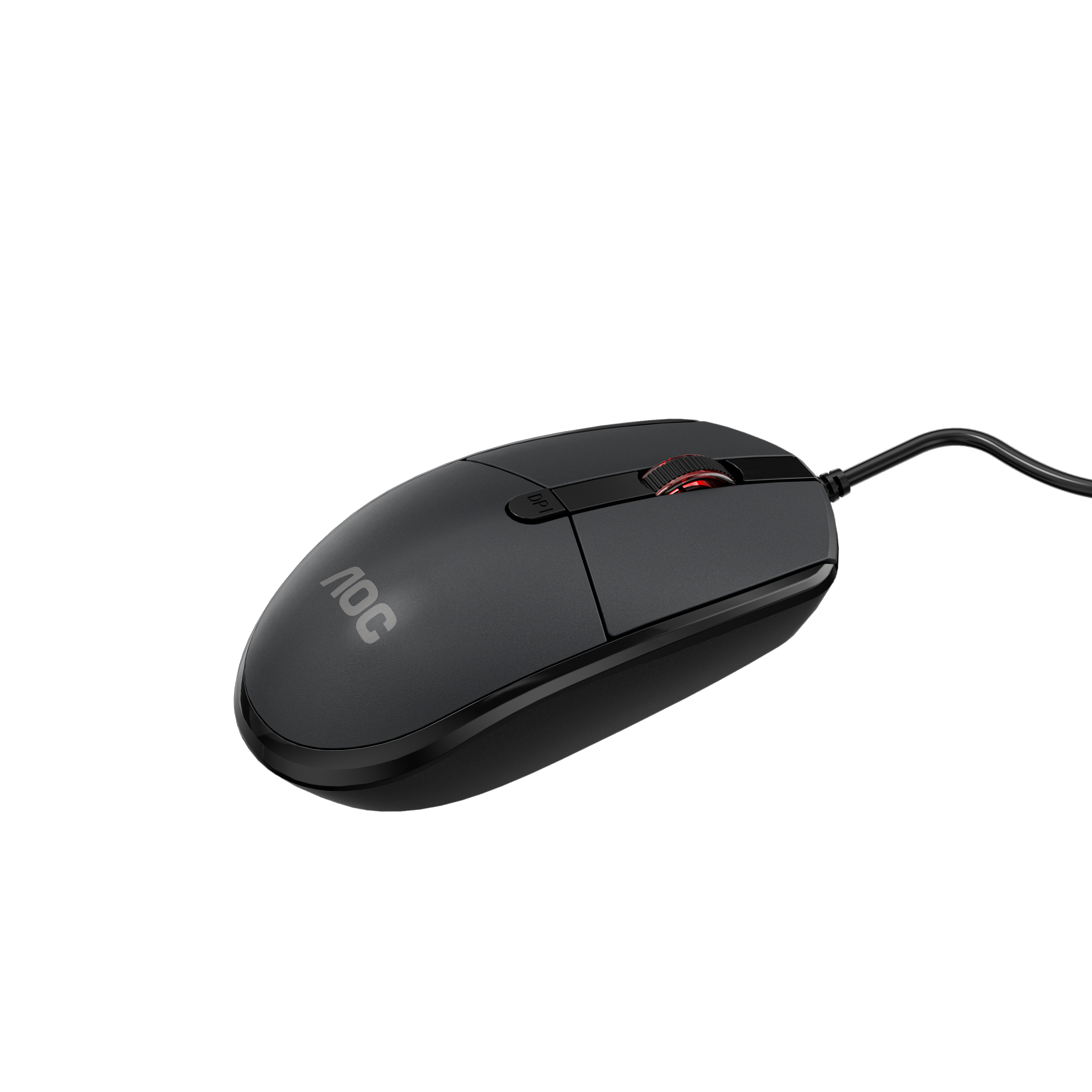 AOC MS130B/LA Wired Office Mouse USB Optical 3-Button Black V28-ELEAOCMS130BLA