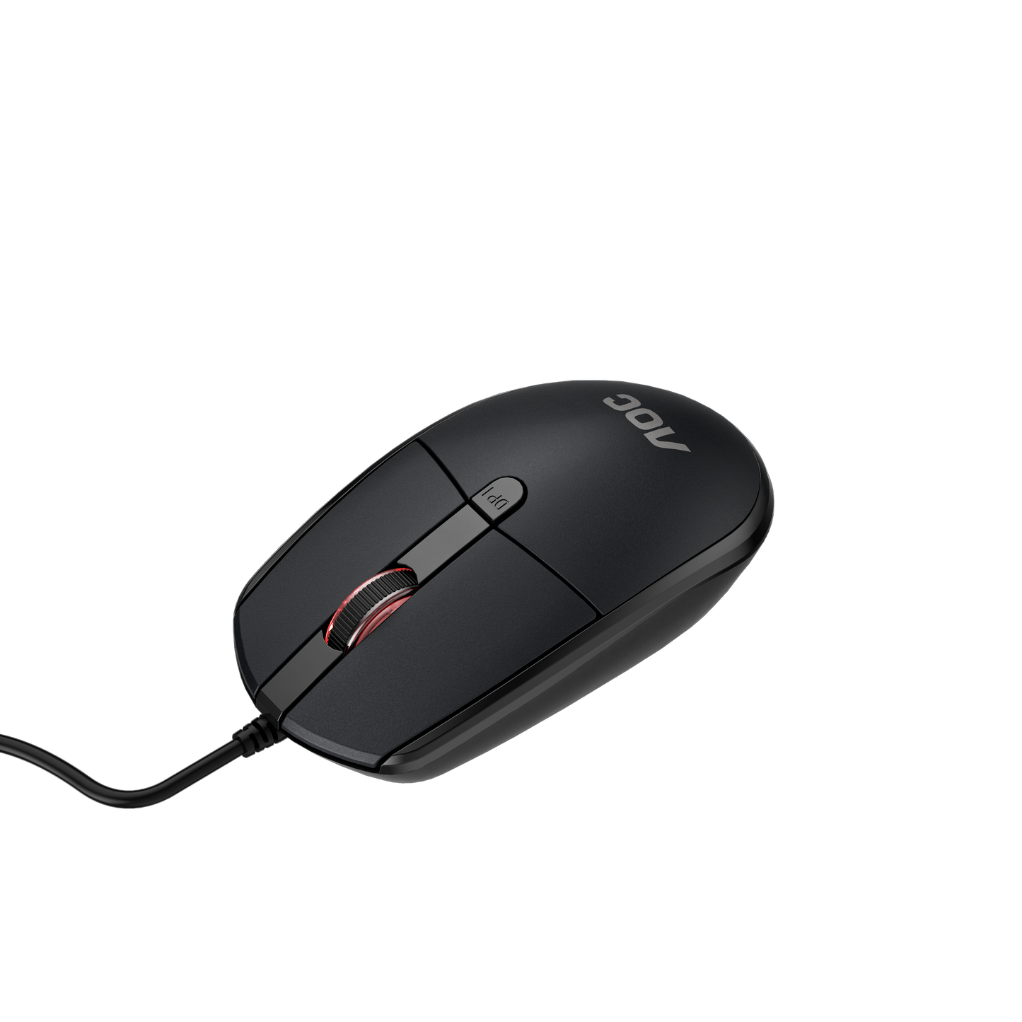 AOC MS130B/LA Wired Office Mouse USB Optical 3-Button Black V28-ELEAOCMS130BLA