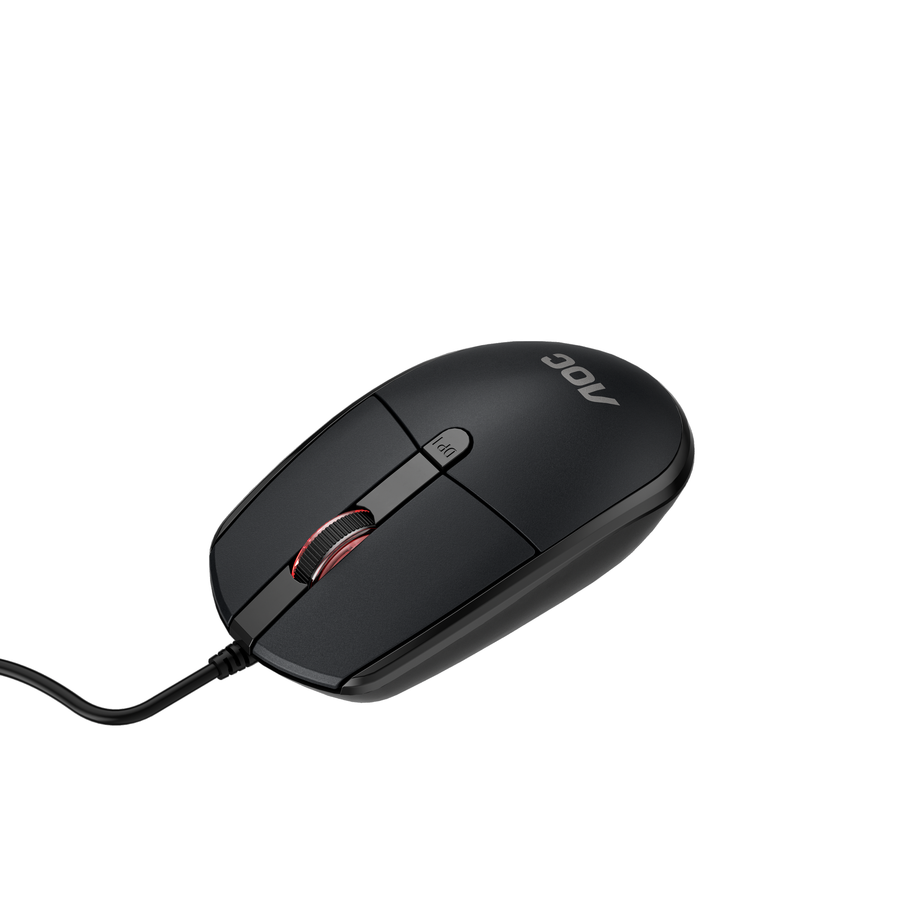 AOC MS130B/LA Wired Office Mouse USB Optical 3-Button Black V28-ELEAOCMS130BLA