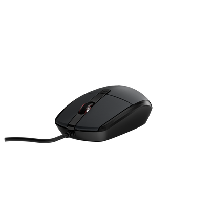 AOC MS130B/LA Wired Office Mouse USB Optical 3-Button Black V28-ELEAOCMS130BLA